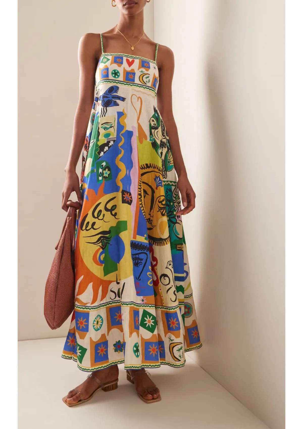 Alemais Soleil Sundress Print Size 8 for rent on The Volte - main image