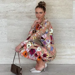 Elliatt Shannon 3D Gown Floral Size AU 14 for rent on The Volte - image 5