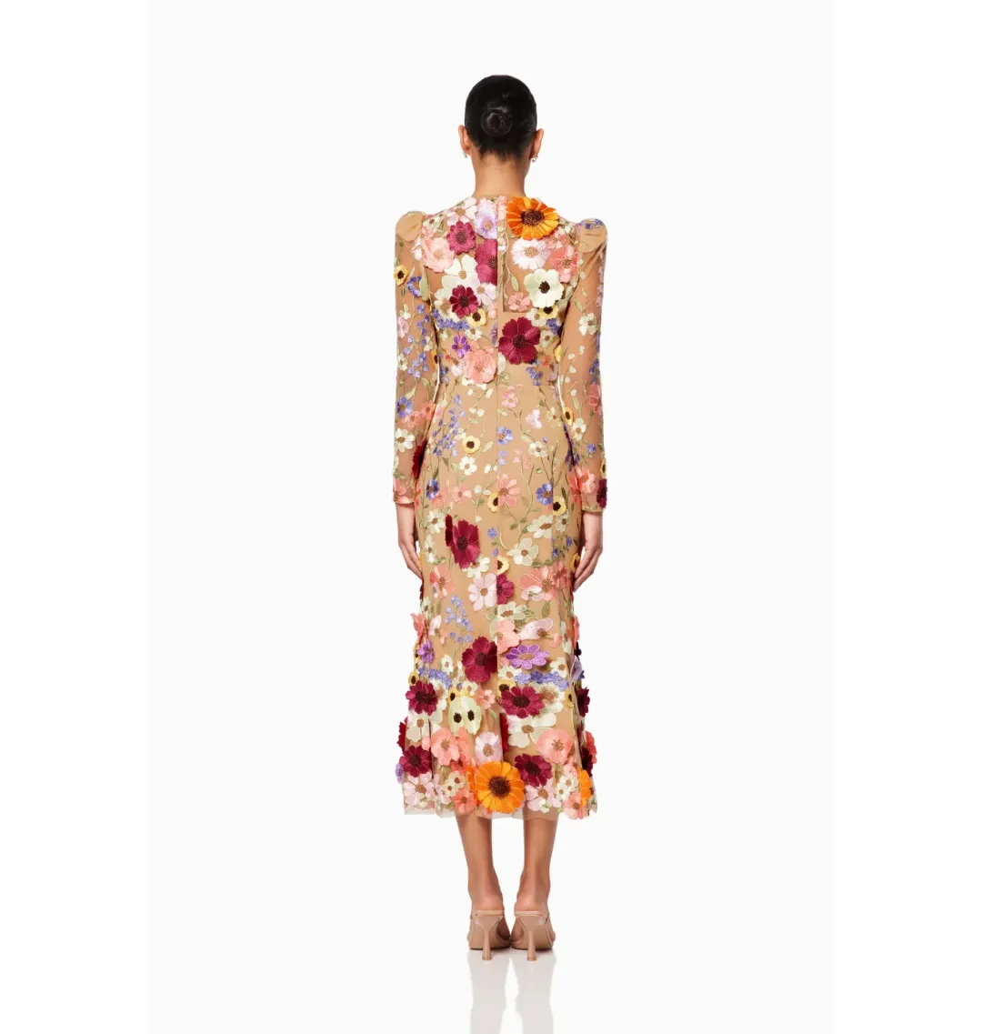 Elliatt Shannon 3D Gown Floral Size AU 14 for rent on The Volte - main image