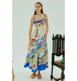 Alemais Nadia Sundress Multi Size AU 6 for rent on The Volte - image 1