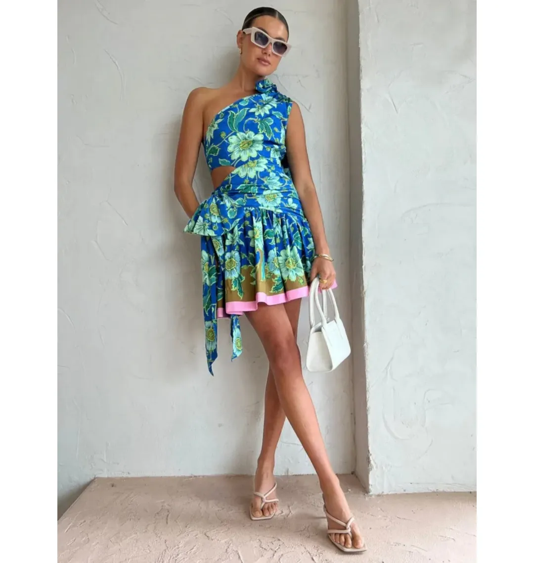 Alemias Winnie Dress Blue Size AU 10 for rent on The Volte - main image