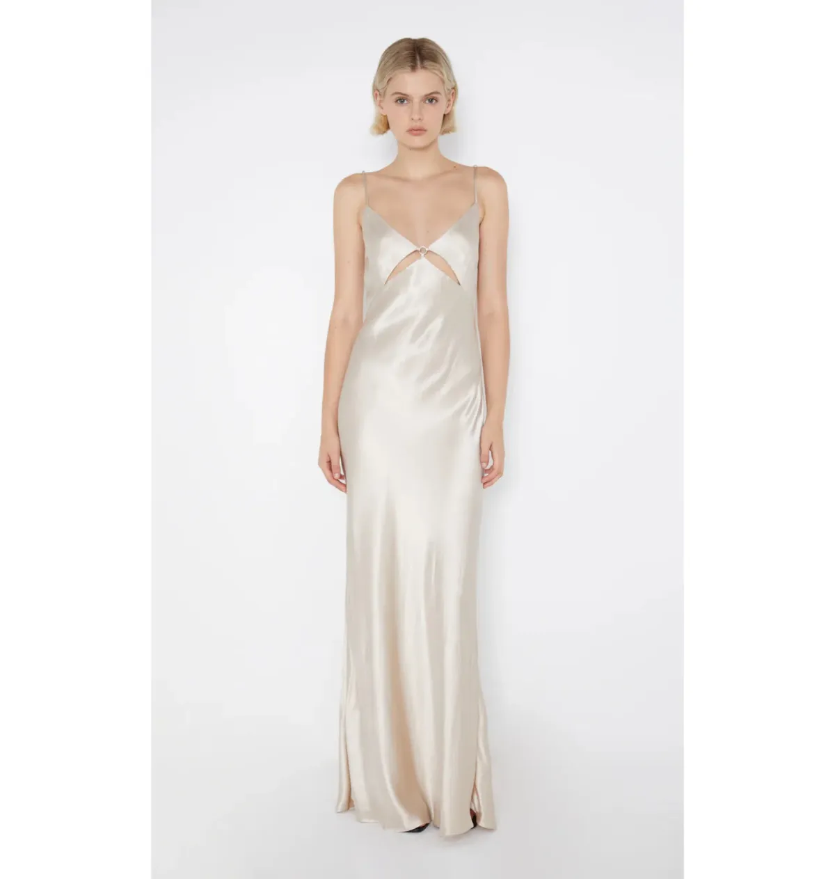 Bec & Bridge Margaux Maxi Dress Sand Size AU 6 for rent on The Volte - main image