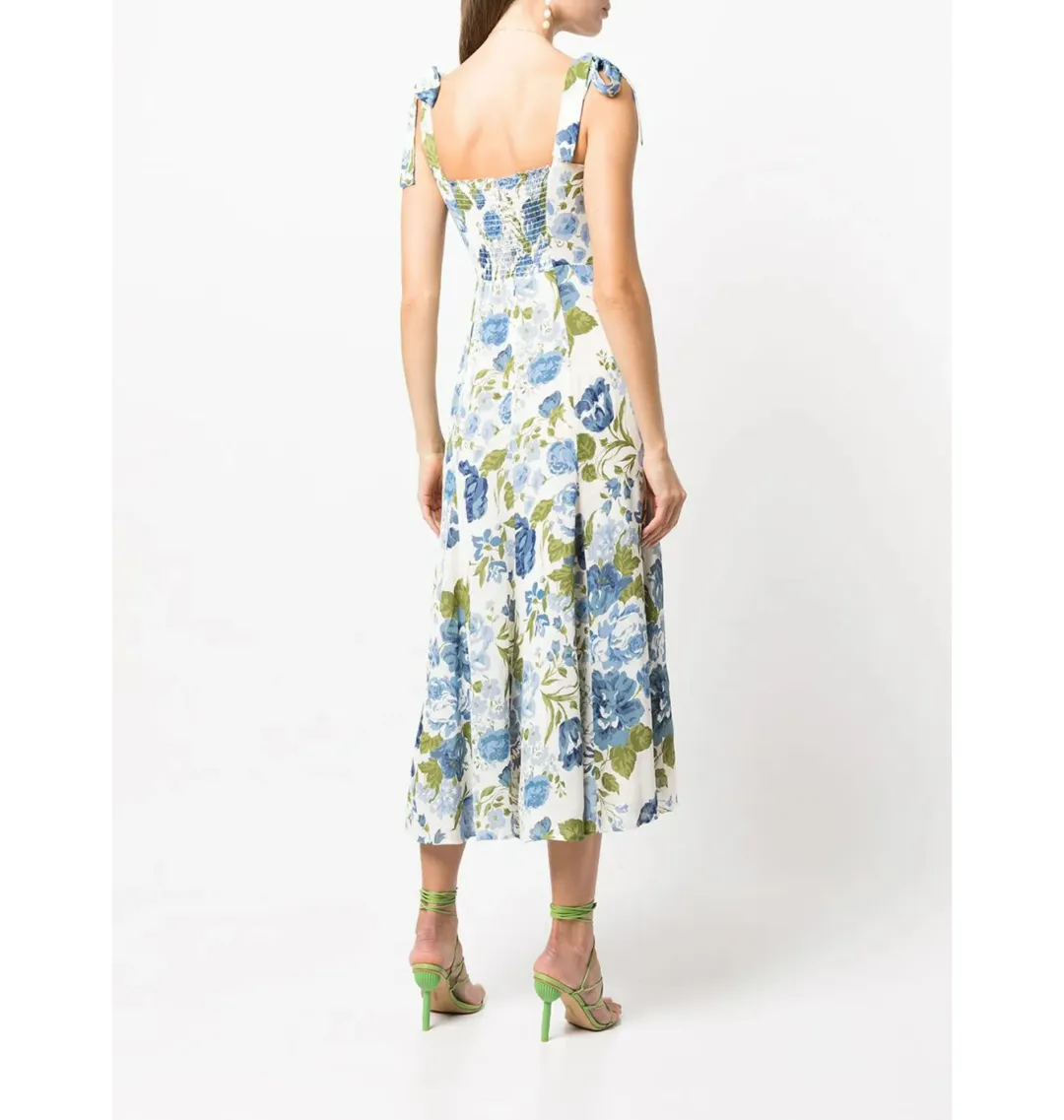 Reformation Nadira Dress Floral Size AU 8  for rent on The Volte - main image