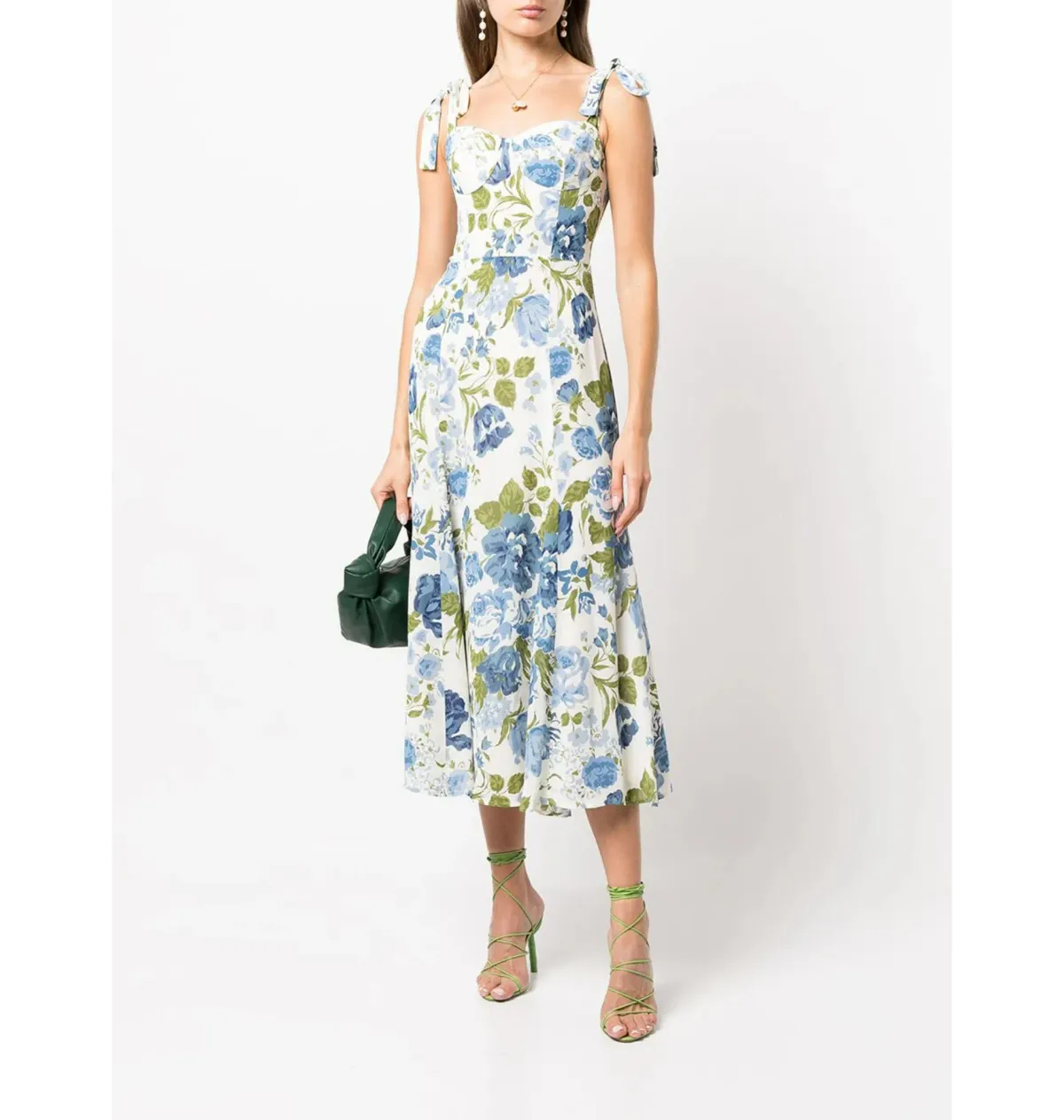 Reformation Nadira Dress Floral Size AU 8  for rent on The Volte - main image
