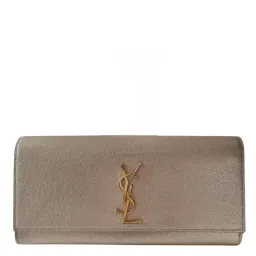 Saint Laurent YSL Kate Silver Clutch for rent on The Volte - image 2