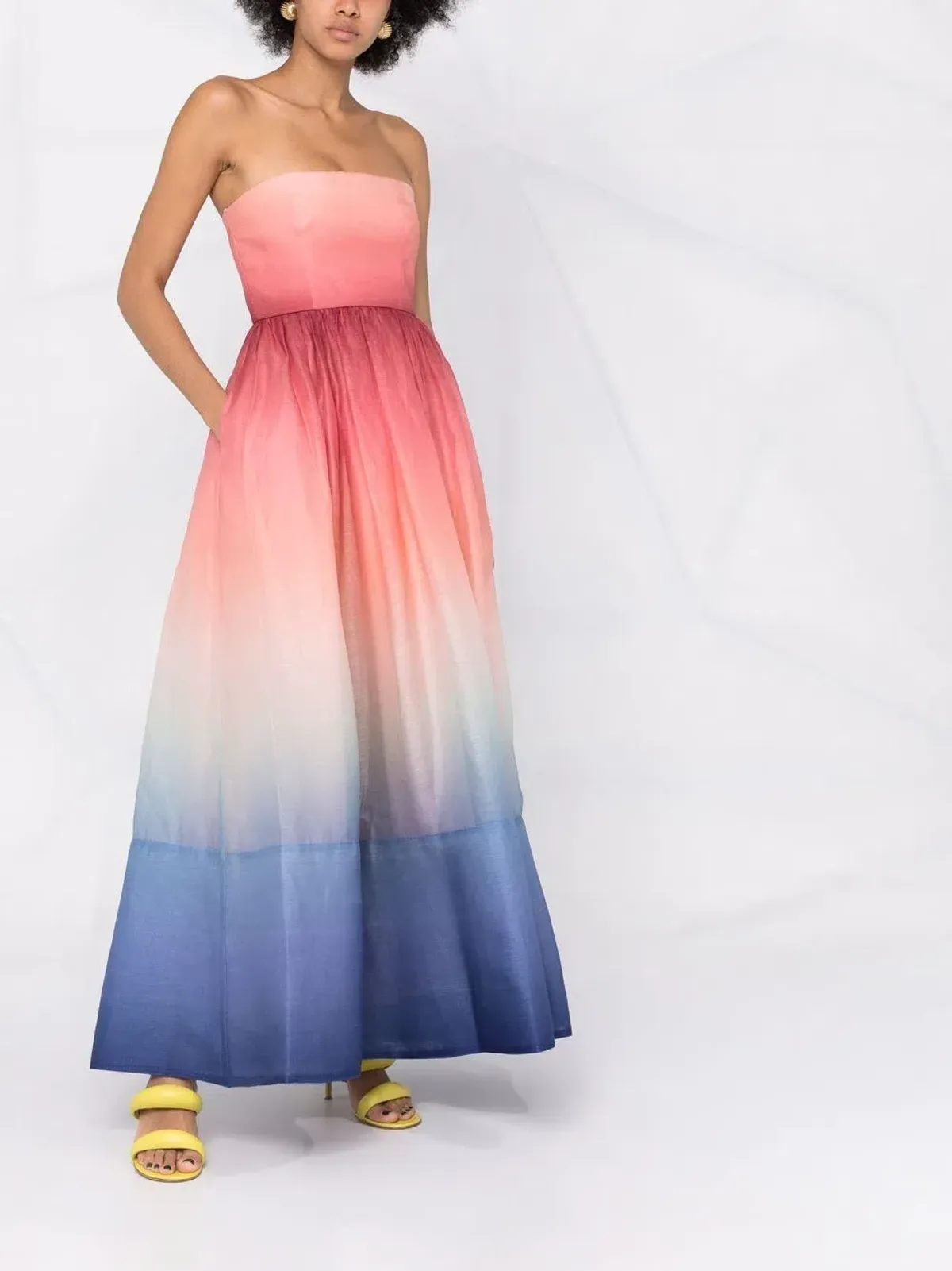 Zimmermann Ombre Sunset Postcard Resort Dress Ombre Dawn Size 0/Au 8  for rent on The Volte - main image