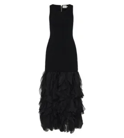 Aje Elations Knit Maxi Dress Black Size L/Au 12 for rent on The Volte - image 3