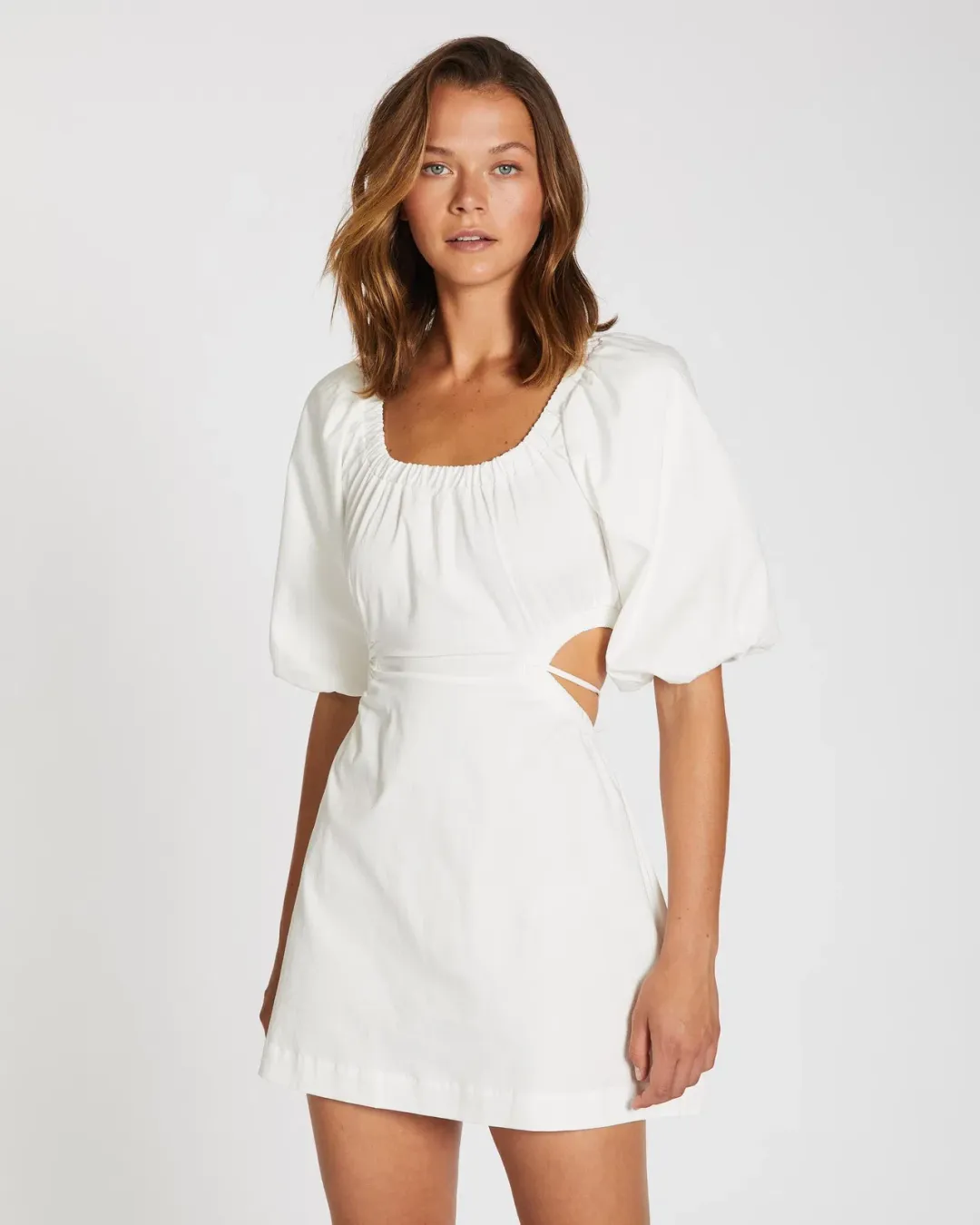 Lover Barcelona Mini Dress White Size 6 for rent on The Volte - main image