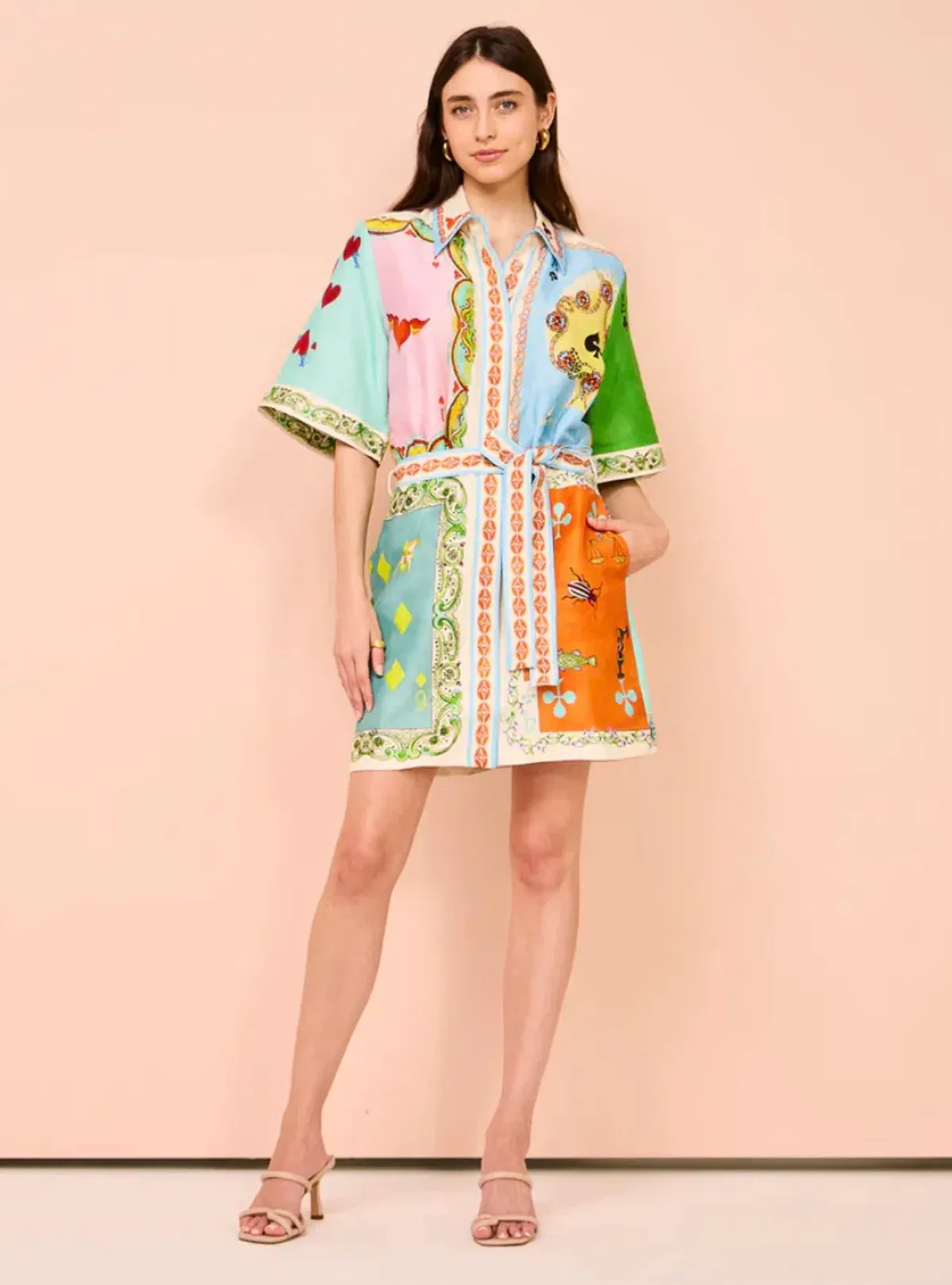 Alemais Rummy Mini Dress Multi Size 8 for rent on The Volte - main image