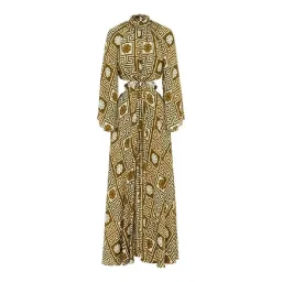 Alemais Dimi Cut Out Jacquard Midi Dress Multi Size 12 for rent on The Volte - image 3