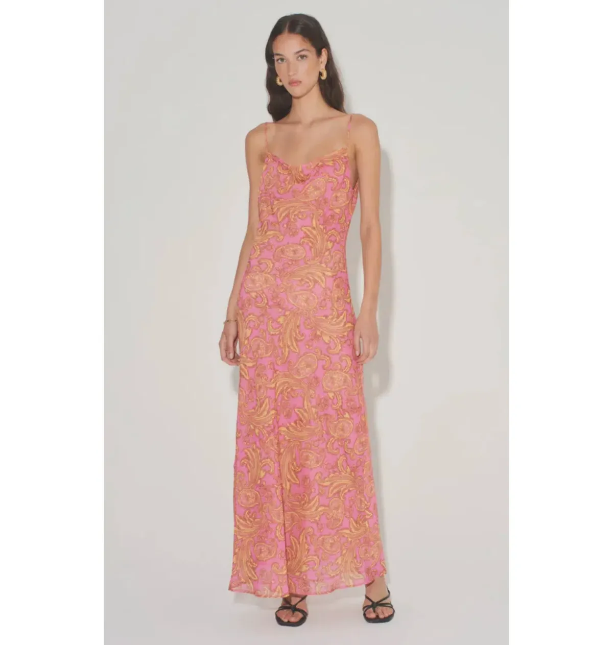 Hansen & Gretel Florencia Dress Pink Floral Size S / AU 8 for rent on The Volte - main image