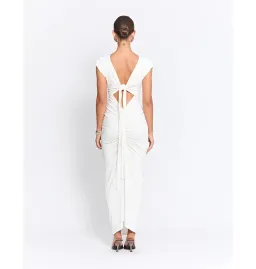 Pfeiffer Ramos Dress Off White Size Medium / AU 10 for rent on The Volte - image 3