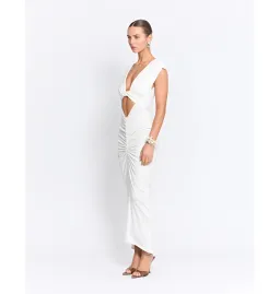 Pfeiffer Ramos Dress Off White Size Medium / AU 10 for rent on The Volte - image 2