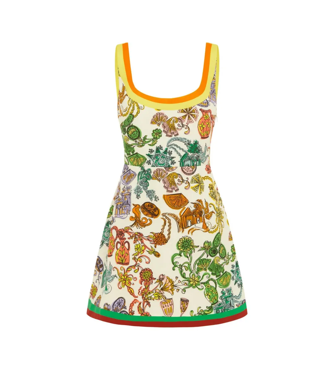 Alemais Fiesta Mini Dress Multi Size AU 8 for rent on The Volte - main image