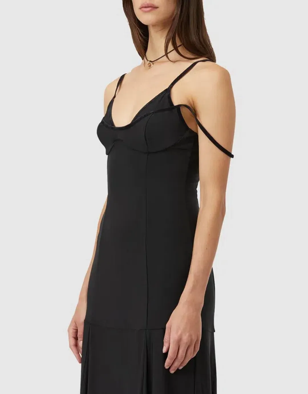Camilla and Marc Leander Maxi Dress in Black Size 10 for rent on The Volte - main image