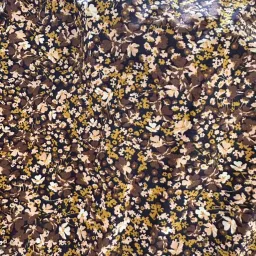 Shona Joy Dress Size 14 -Cross back Lilou Pin Tuck Midi Cotton Mimosa Brown Floral  for rent on The Volte - image 4