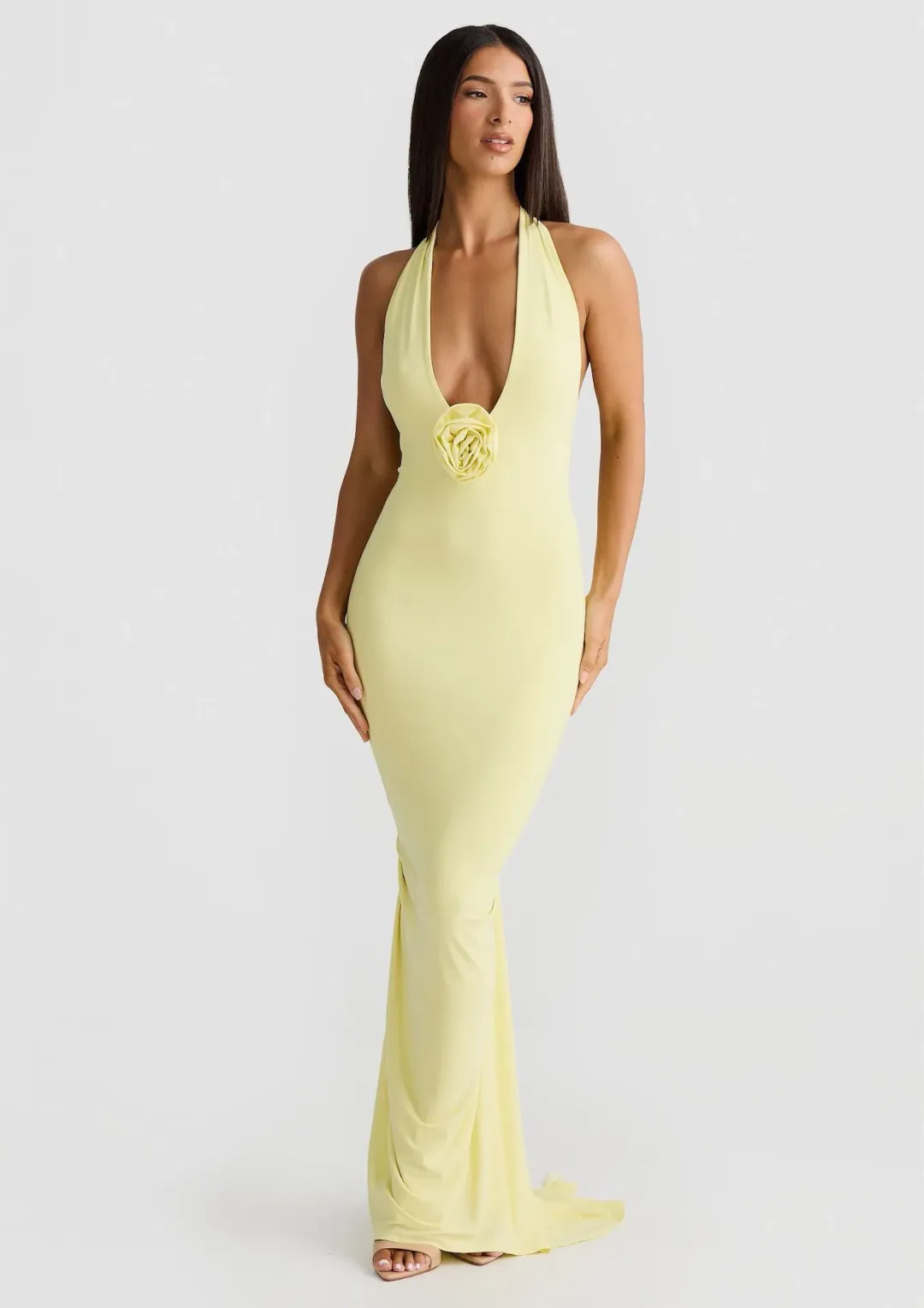 Melani the Label Arabella Dress Butter Yellow Size XS / AU 6 for rent on The Volte - main image