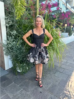 Zimmermann Crush Picnic Mini Dress Black Floral Size 2 / AU 12 for rent on The Volte - image 2