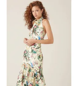 Tigerlily Kalani Midi Dress in Lemon Size AU 10 for rent on The Volte - image 3