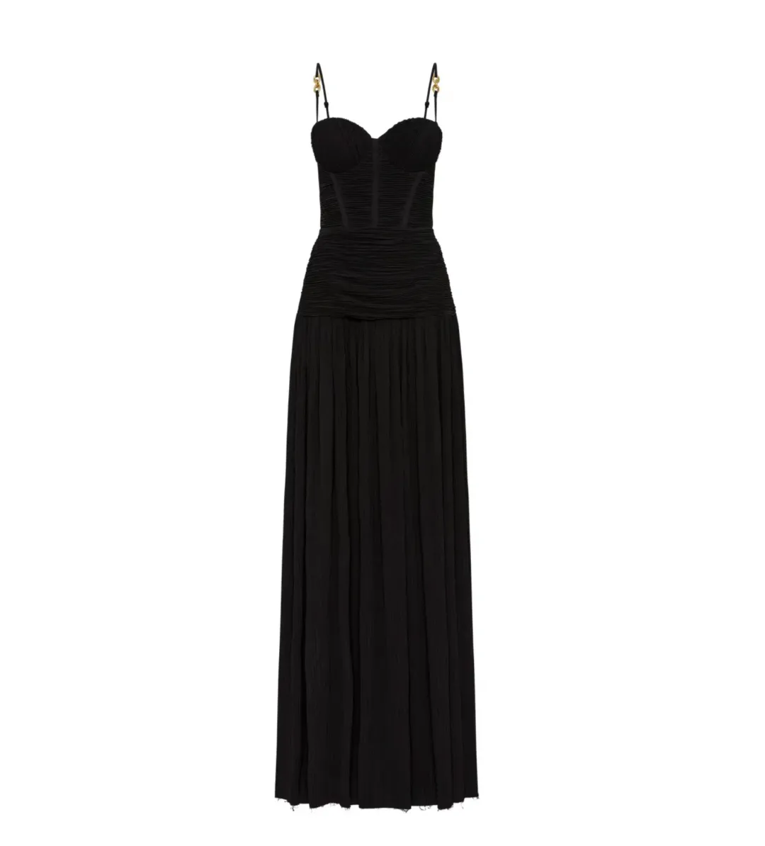 Manning Cartell Double Time Pleat  Dress Black Size AU 10  for rent on The Volte - main image