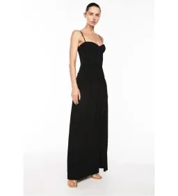 Manning Cartell Double Time Pleat  Dress Black Size AU 10  for rent on The Volte - image 3