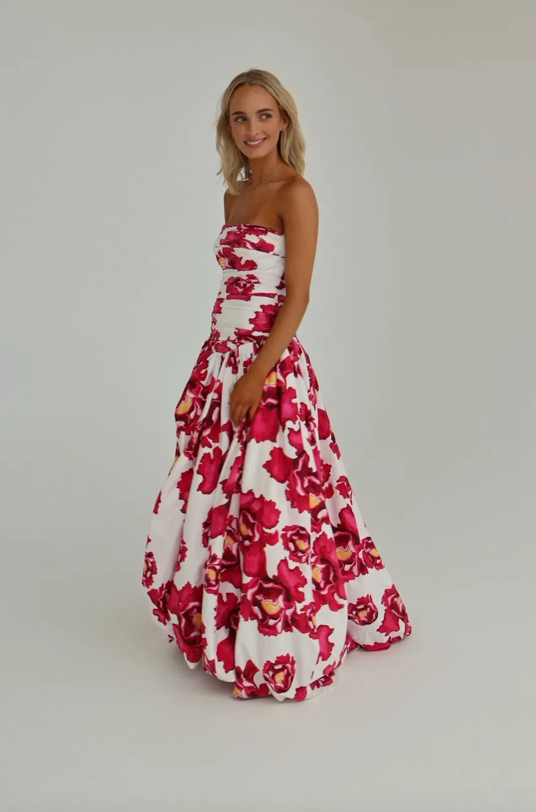 Aje Behold Maxi Dress in Boldly Blooming Size AU 6 for rent on The Volte - main image