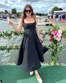 Odd Muse Ultimate Muse High Waist Square Neck Midi Dress Black Size AU 12 for rent on The Volte - image 3