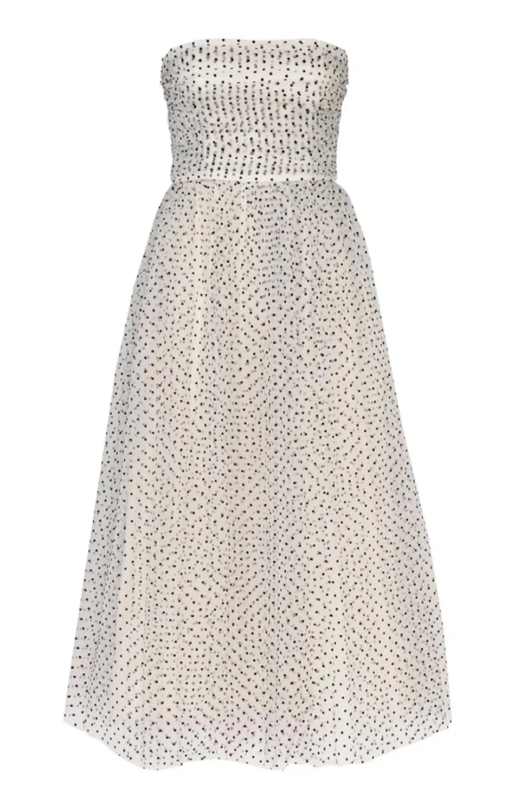 Zimmermann Tulle Midi Dress Cream/Black Dot Size 2 / AU 12   for rent on The Volte - main image
