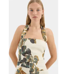 Sir the Label Evalita Twist Mini Dress in Pine Valley Size AU 10  for rent on The Volte - image 2