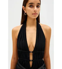 Misha Celine Maxi Dress Black Size 10/M for rent on The Volte - image 2