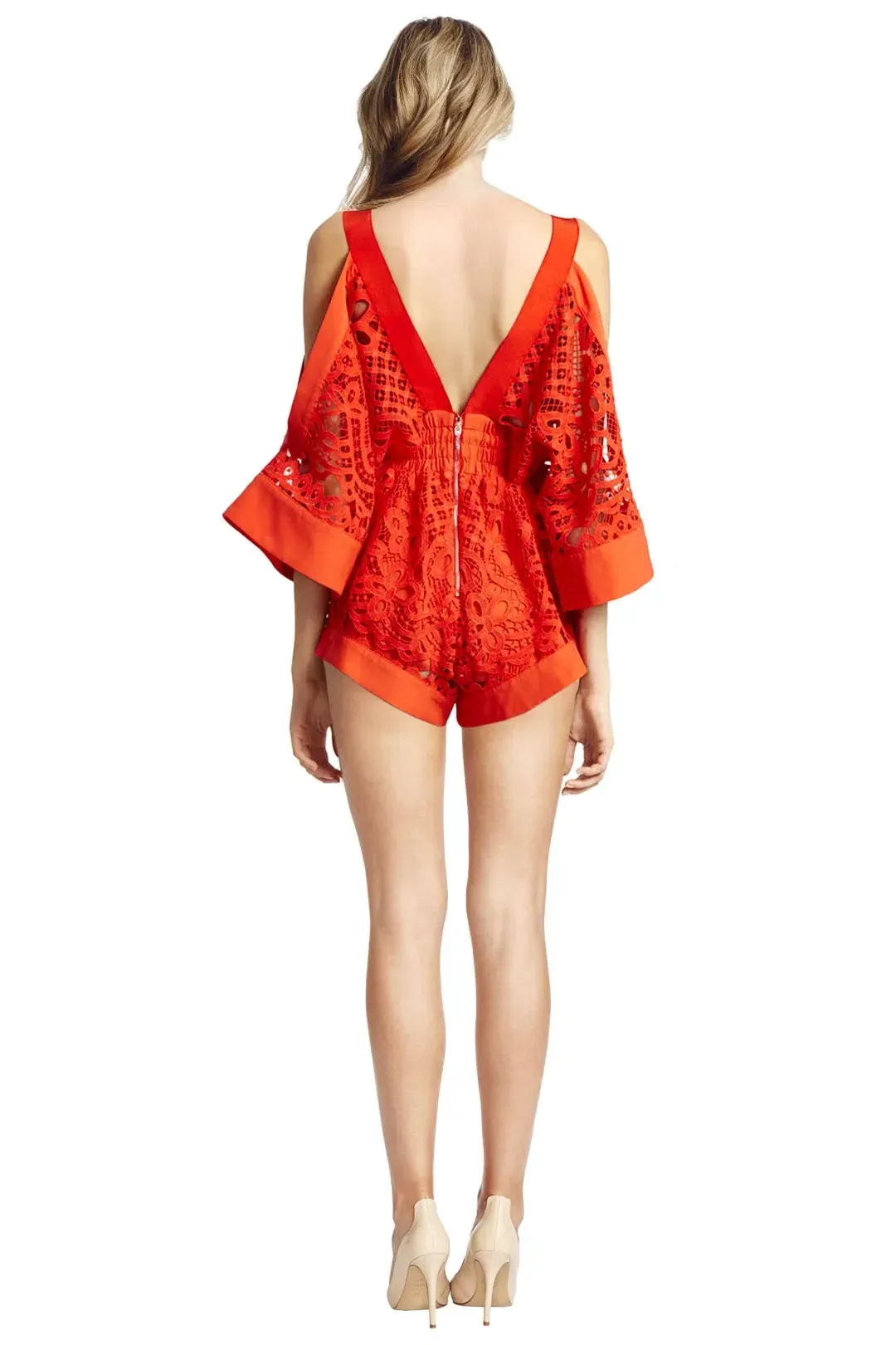 Alice McCall Keep Me There Playsuit Red Size 10 for rent on The Volte - main image
