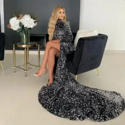 Abyss by Abby Alexia Long Sleeve Gown Gunmetal Size 8 for rent on The Volte - image 5