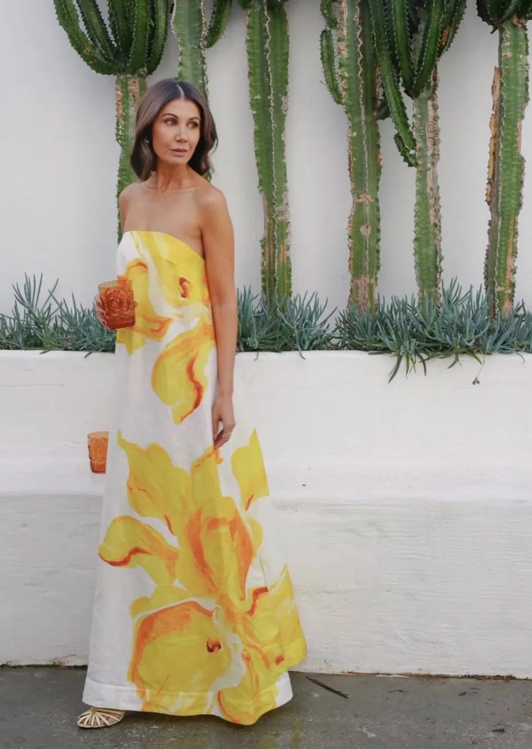 Acler Hopton Dress Ivory Calla Lily Size 8 for rent on The Volte - main image