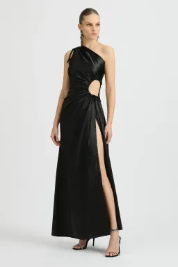 SONYA MODA NOUR MAXI DRESS in Black SIZE 12  for rent on The Volte - image 3