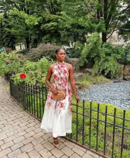 Zimmermann Wonderland Halter Midi Dress Floral Size 0/Au 8 for rent on The Volte - image 2