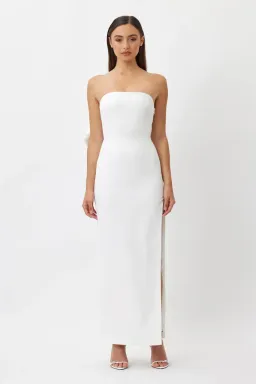 Bianca and Bridgett Willow Midi Dress White Size 14 for rent on The Volte - image 1