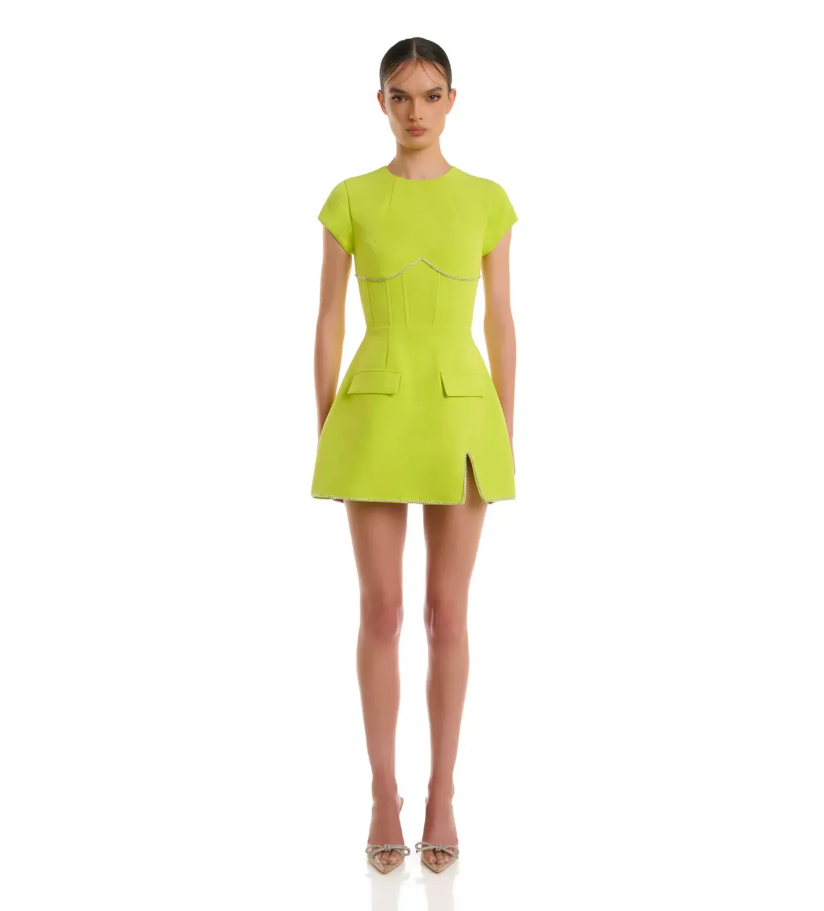 Eliya The Label Myah Dress Green Size L / AU 12 for rent on The Volte - main image