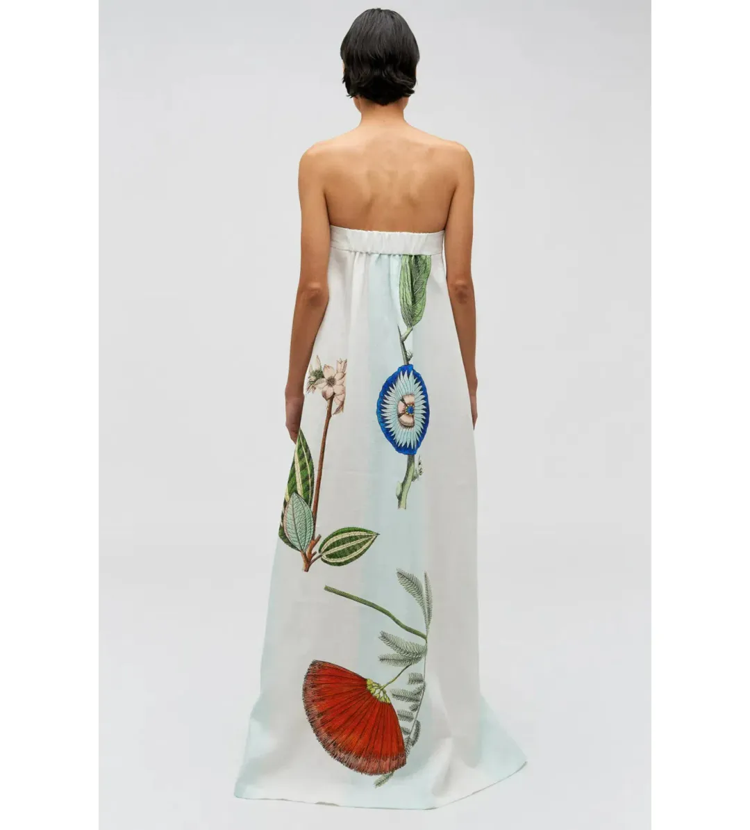 Oroton Grand Floral Gown Print Size AU 10 for rent on The Volte - main image