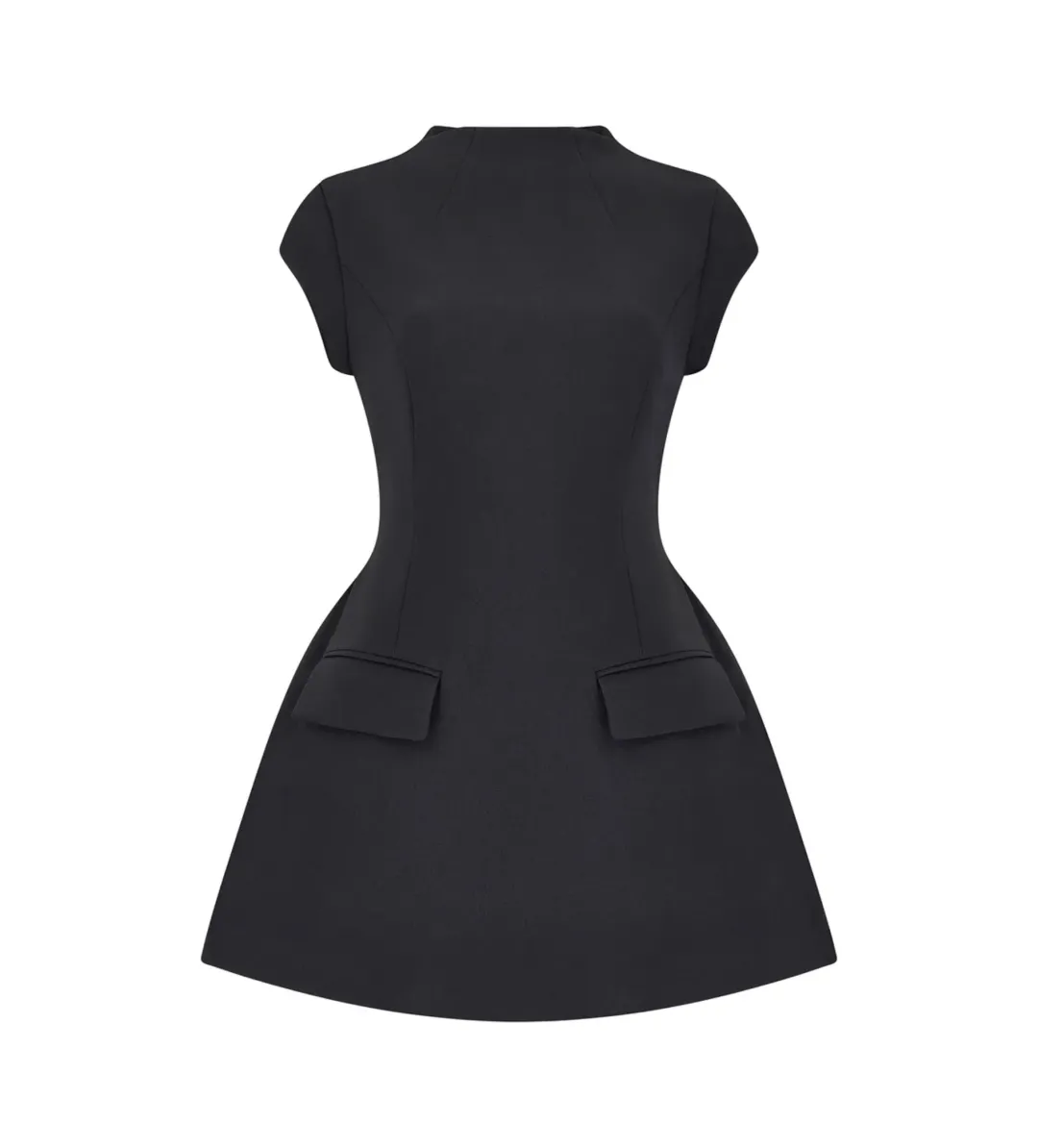 Odd Muse Ultimate Muse Cap Sleeve Mini Dress Black Size XS / AU 6 for rent on The Volte - main image