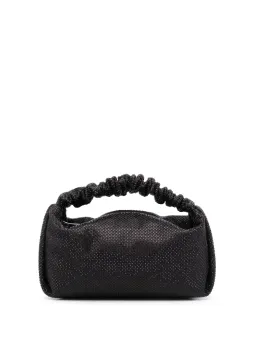 Alexander Wang Scrunchie Bag Black with Glass Crystals for rent on The Volte - image 1