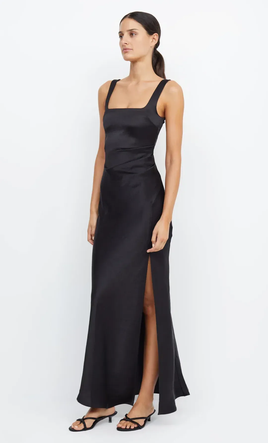 Bec & Bridge The Dreamer Square Neck Dress Black Size AU 10 for rent on The Volte - main image