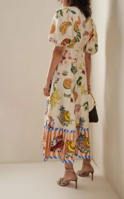 Alemais Theo Midi Dress Multi Size 12 AU for rent on The Volte - image 3