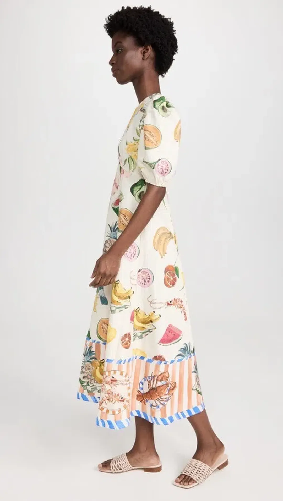 Alemais Theo Midi Dress Multi Size 12 AU for rent on The Volte - main image