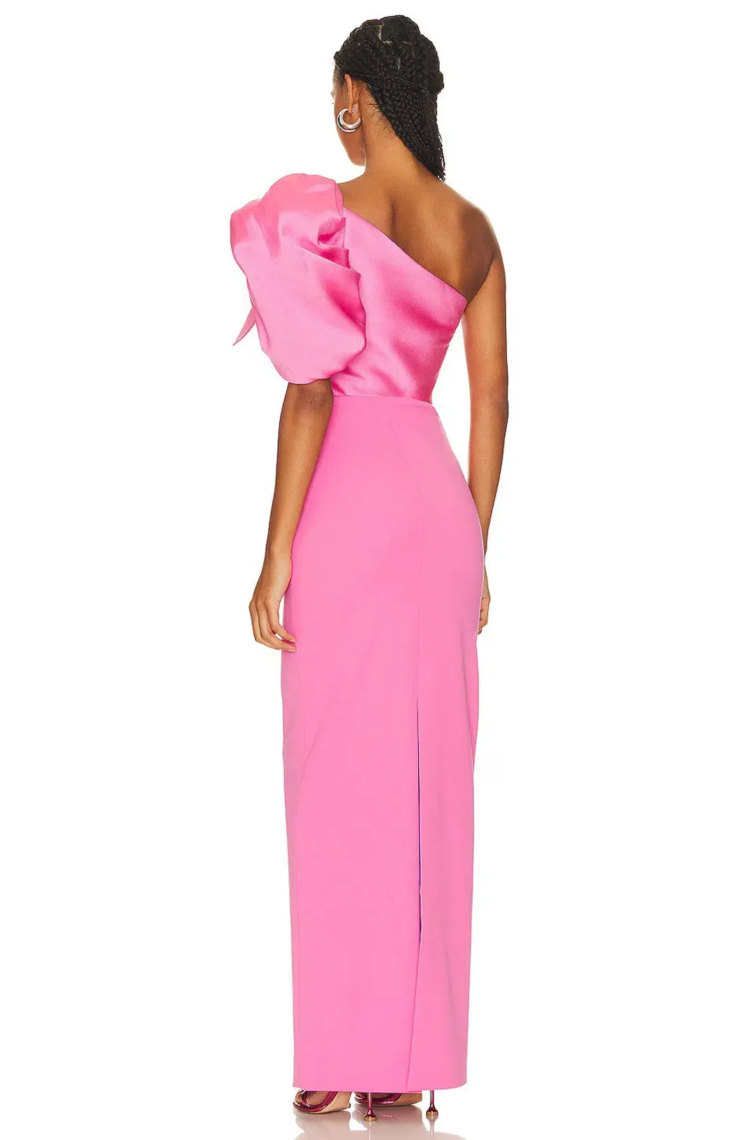 Solace London Iyana Maxi Dress Pink Size 8 for rent on The Volte - main image
