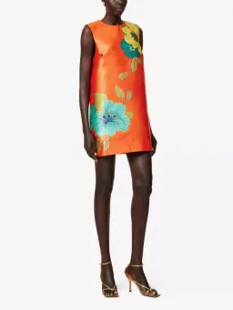 Alemais Piato Mini Dress Marigold Orange Size AU 6 for rent on The Volte - image 4