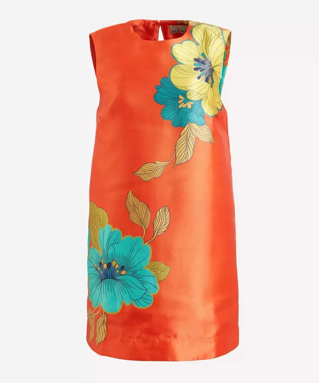  Alemais Piato Mini Dress Marigold Orange Size 10 for rent on The Volte - main image