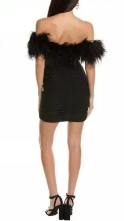 Rachel Gilbert Zion Mini Dress Black Size 3/AU12 for rent on The Volte - image 3
