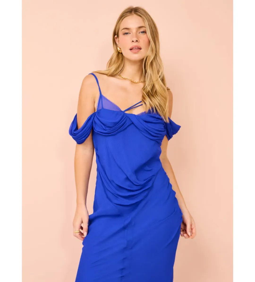 Rachel Gilbert Quinn Maxi Dress in Electric Size AU 12 for rent on The Volte - main image