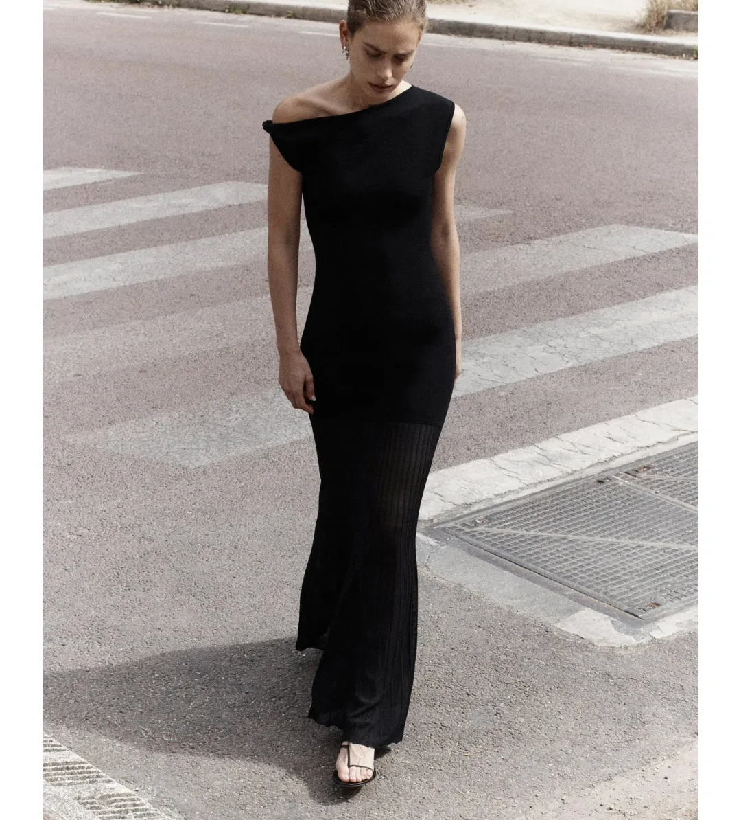 Sir the Label Indigo Twist Dress Black Size AU 6 for rent on The Volte - main image