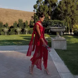 Dzo Luna Dress in Red Size S / AU 8 for rent on The Volte - image 4